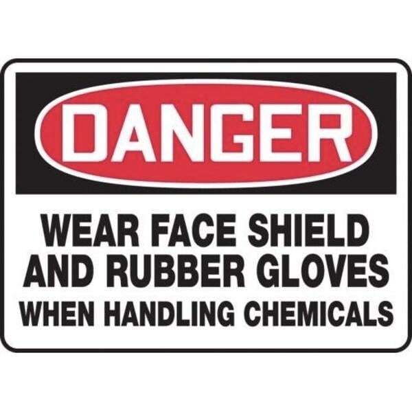Accuform OSHA DANGER SAFETY SIGN EYE MPPE006XT MPPE006XT - main